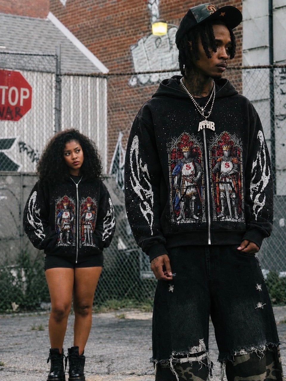 “Twin Souls” Zip Up Hoodie