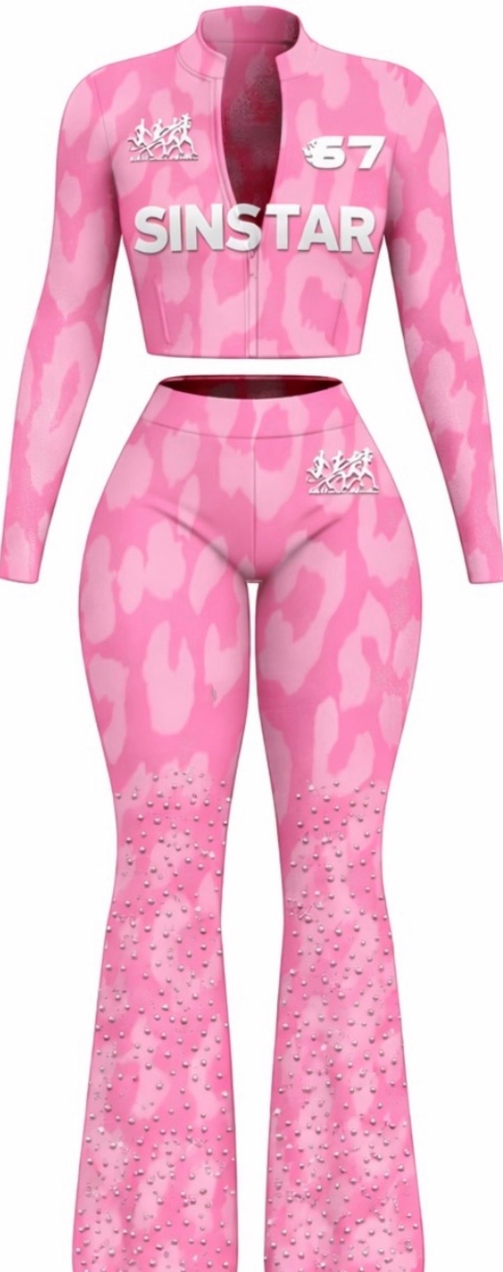Pink leopard Set