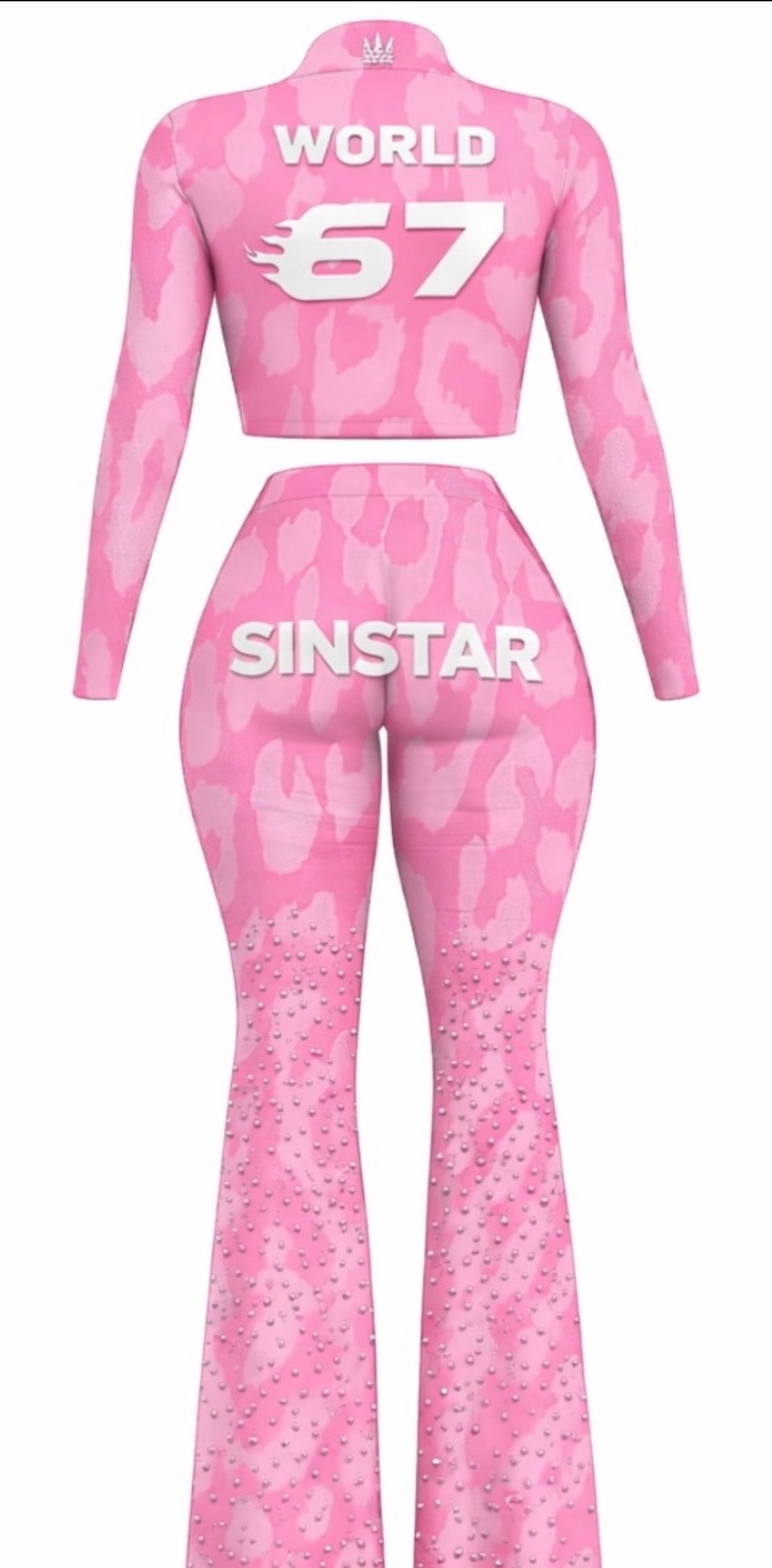 Pink leopard Set