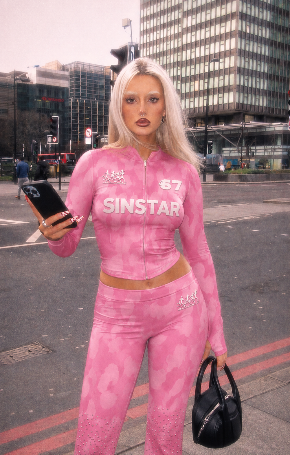 Pink leopard Set